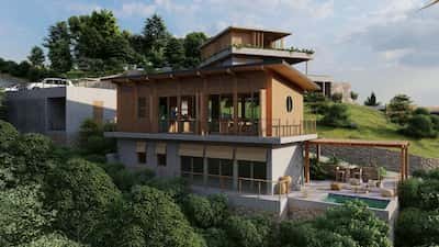 Restaurante eco-moderna con terrazas abiertas, momentos únicos en armonía con la naturaleza Miches