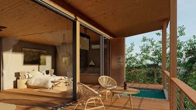 Interiores luminosos, materiales sostenibles, diseño bioclimático para bienestar y equilibrio